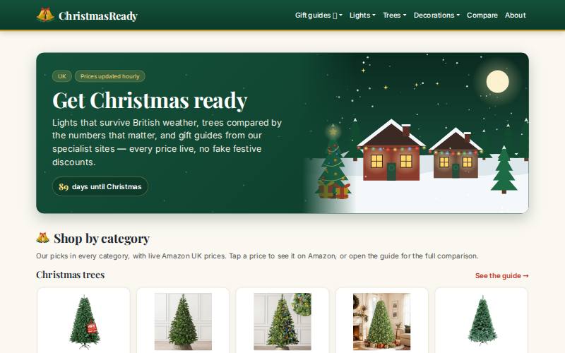 Christmas Ready homepage