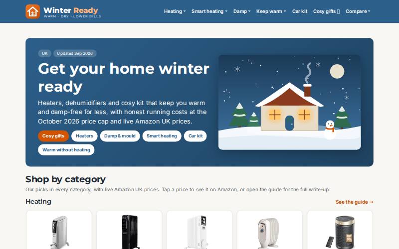 Winter Ready homepage